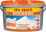 Wandfarbe "Meister Polarweiß" von Hornbach für 42,95 € bei Hornbach im Angebot Wandfarbe "Meister Polarweiß" von Hornbach im aktuellen Hornbach Prospekt