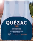 Eau Minérale Naturelle Gazeuse - Quézac en promo chez Super U Nancy à 0,89 €