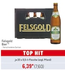 Bier von Felsgold im aktuellen Metro Prospekt für 7,60 €