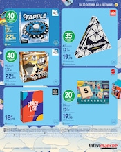 Promos Scrabble dans le catalogue "DEMAIN, C'EST NOËL." de Intermarché Super à la page 21