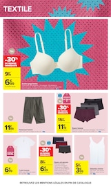 Promos Lingerie Femme dans le catalogue "LE MOIS DES SUPPORTERS" de Carrefour Lingerie Femme en promo dans le catalogue Carrefour à la page 54