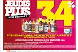 Promo 34 % REVERSÉS SUR VOTRE CARTE U SUR LES ALCOOLS, SPIRITUEUX ET APÉRITIFS à  dans le catalogue Super U à Ors