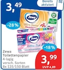 Toilettenpapier von Zewa für 3,49 € bei budni im Angebot Toilettenpapier von Zewa im aktuellen budni Prospekt