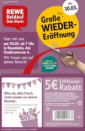 REWE Prospekt: "Dein Markt", 36 Seiten, 30.03.2026 - 04.04.2026