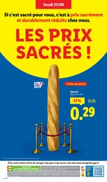 Offre Baguette dans le catalogue Lidl du moment à la page 28