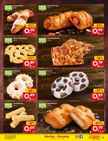 Pizza im Netto Marken-Discount Prospekt "Aktuelle Angebote" mit 64 Seiten (Augsburg)