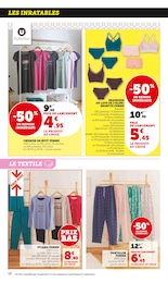 Prix et réduction Pantalon Femme dans le prospectus Super U en cours Offre Pantalon Femme dans le catalogue Super U du moment à la page 18