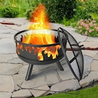 Feuerstelle schwarz Stahl H/D: ca. 43x61,5 cm bei POCO im Landsberg Prospekt für 104,99 €