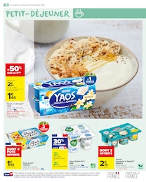 Prix et réduction Yaourt dans le prospectus Carrefour Market en cours Offre Yaourt dans le catalogue Carrefour Market du moment à la page 12