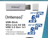 USB-Stick Ultra Line 64 GB USB 3.2 Gen 1x1 Angebote von Intenso bei expert Oldenburg für 6,99 €