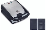 Promo Gaufrier / croque-monsieur Tefal SNACK COLLECTION 2 JEUX DE PLAQUES GAUFRES & GRILL 700 W SW857D12 à 89,99 € dans le catalogue Darty à Azé