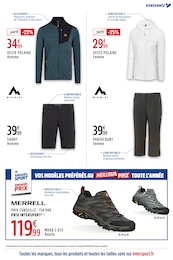 Prix et réduction Veste polaire femme dans le prospectus Intersport en cours Offre Veste polaire femme dans le catalogue Intersport du moment à la page 3