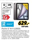 iPad Air 11" Wi-Fi (128GB) Angebote von Apple bei MEDIMAX Wismar für 629,00 €