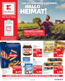 Nutella im Kaufland Prospekt "KNÜLLER" mit 74 Seiten (Melle)