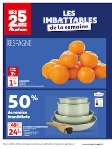 Prospectus Auchan Supermarché en cours, "MES 25 JOURS AUCHAN", page 2 sur 36