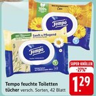 feuchte Toilettentücher bei E center im Friedrichshafen Prospekt für 1,29 €