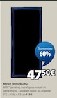 Miroir - NORDBORG en promo chez Jysk Noisy-le-Grand à 47,50 €