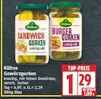 Sandwich Gurken von Kühne für 1,29 € bei EDEKA im Angebot Sandwich Gurken von Kühne im aktuellen EDEKA Prospekt