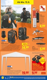 Outdoor Ausruestung im Lidl Prospekt Outdoor Ausruestung im Lidl Prospekt "LIDL LOHNT SICH" auf Seite 28