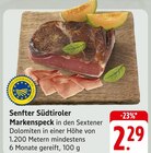 Südtiroler Markenspeck bei EDEKA im Prospekt "" für 2,29 €