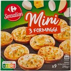 Mini Pizzas surgelées - CARREFOUR SENSATION - Carrefour à Versailles Mini Pizzas surgelées - CARREFOUR SENSATION en promo chez Carrefour Versailles à 2,35 €