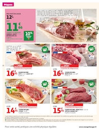 Prix et réduction Steak dans le prospectus Auchan Hypermarché en cours Offre Steak dans le catalogue Auchan Hypermarché du moment à la page 12