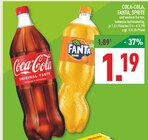 Coca-Cola oder Fanta oder Sprite Angebote von Coca-Cola bei Marktkauf Warendorf für 1,19 €