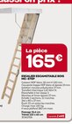 Escalier escamotable bois - MC-STEP - Gedimat à Clermont-Ferrand Escalier escamotable bois - MC-STEP en promo chez Gedimat Clermont-Ferrand à 165,00 €