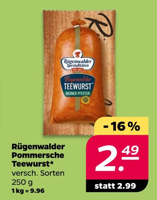 Pommersche Teewurst