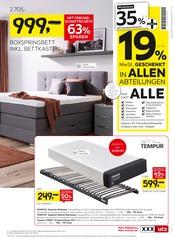 Lattenrost im XXXLutz Möbelhäuser Prospekt in Heinsberg Aktueller XXXLutz Möbelhäuser Prospekt mit Lattenrost, "NR.1 BEIM PREIS", Seite 17