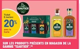 20% avec la Carte Ticket E. Leclerc sur les produits présents en magasin de la gamme Isautier - Isautier dans le catalogue E.Leclerc