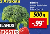 Brokkoli Angebote bei Lidl Warendorf für 0,99 €