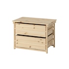 Kommode im IKEA Prospekt Kommode mit 2 Schubladen Kiefer von KRONÖREN im aktuellen IKEA Prospekt für 45,00 €