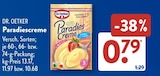 Paradiescreme im ALDI SÜD Prospekt Paradiescreme von Dr. Oetker im aktuellen ALDI SÜD Prospekt für 0,79 €