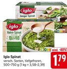 E center Bad Buchau - Junger Spinat Angebot im Prospekt Junger Spinat bei E center im Bad Buchau Prospekt für 1,79 €