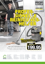 Aktueller RHG Baucentrum Prospekt mit Staubsauger, "Dein Reinigungshelfer!", Seite 1