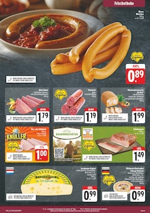 Mettwurst im EDEKA Prospekt "Wir lieben Lebensmittel!" mit 8 Seiten (Nürnberg)