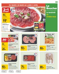 Prix et réduction Viande dans le prospectus Carrefour en cours Offre Viande dans le catalogue Carrefour du moment à la page 33