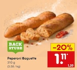 Peperoni Baguette im Angebot bei Netto Marken-Discount in Wiesbaden Peperoni Baguette Angebote von BACK STUBE bei Netto Marken-Discount Wiesbaden für 1,11 €