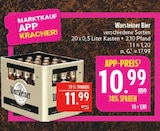 Aktuelle Warsteiner Angebote bei Marktkauf in Coburg Aktuelles Bier Angebot bei Marktkauf in Coburg ab 10,99 €