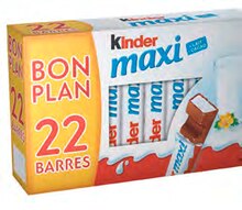 Kinder maxi - Carrefour à Cannes Kinder maxi en promo chez Carrefour Cannes à 3,84 €