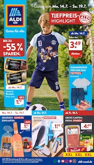 ALDI SÜD Prospekt der Woche "Gutes für Alle." Seite 1, 14.07.2025 bis 19.07.2025 für Eltville Aktueller ALDI SÜD Prospekt "Gutes für Alle." Seite 1 von 43 Seiten für Eltville