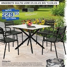 Bauzentrum Borgers Rees - Dining-Set Tisch Crest + 4 Stühle Angebot im Prospekt Dining-Set Tisch Crest + 4 Stühle bei Bauzentrum Borgers im Rees Prospekt für 229,95 €