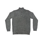 Pull bouton demi zip homme - MZ72 dans le catalogue Carrefour