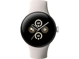 Pixel Watch 2 (WiFi) Smartwatch Aluminium Fluorelastomer, 130–175 mm, 165–210 Polished Silver/ Porcelain Angebote von GOOGLE bei MediaMarkt Saturn Hemer für 289,00 €