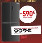 RÉFRIGÉRATEUR 4 PORTES - BRANDT - Extra à Arcueil RÉFRIGÉRATEUR 4 PORTES - BRANDT en promo chez Extra Arcueil à 999,00 €