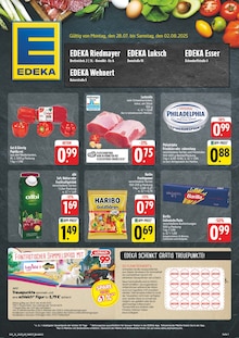 Aktueller EDEKA Prospekt "Wir lieben Lebensmittel!" Seite 1 von 32 Seiten für Würzburg
