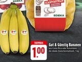 Gut & Günstig Bananen Angebote von EDEKA bei E center Albstadt für 1,00 €