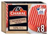 Steak Haché L'Authentique 10% MG Surgelé - CHARAL en promo chez Intermarché Grenoble à 8,83 €