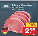 Schweine-Minutensteak von Gut Ponholz im aktuellen Netto Marken-Discount Prospekt für 2,99 €